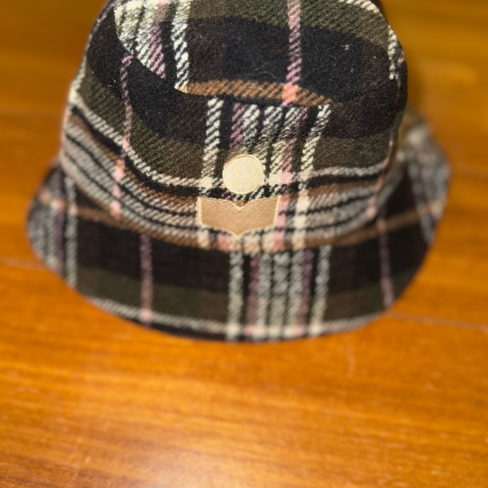 Isabel Marant Plaid Bucket Hat - Black, Brown, White - NEW with tags! - Picture 4 of 6